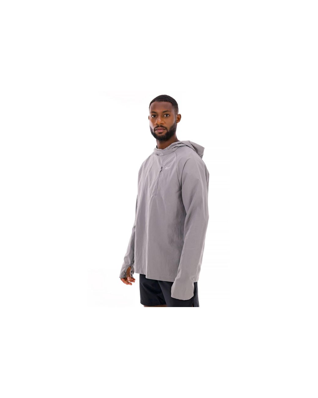 Run Raglan Oh Ls Reebok de hombre de color Black