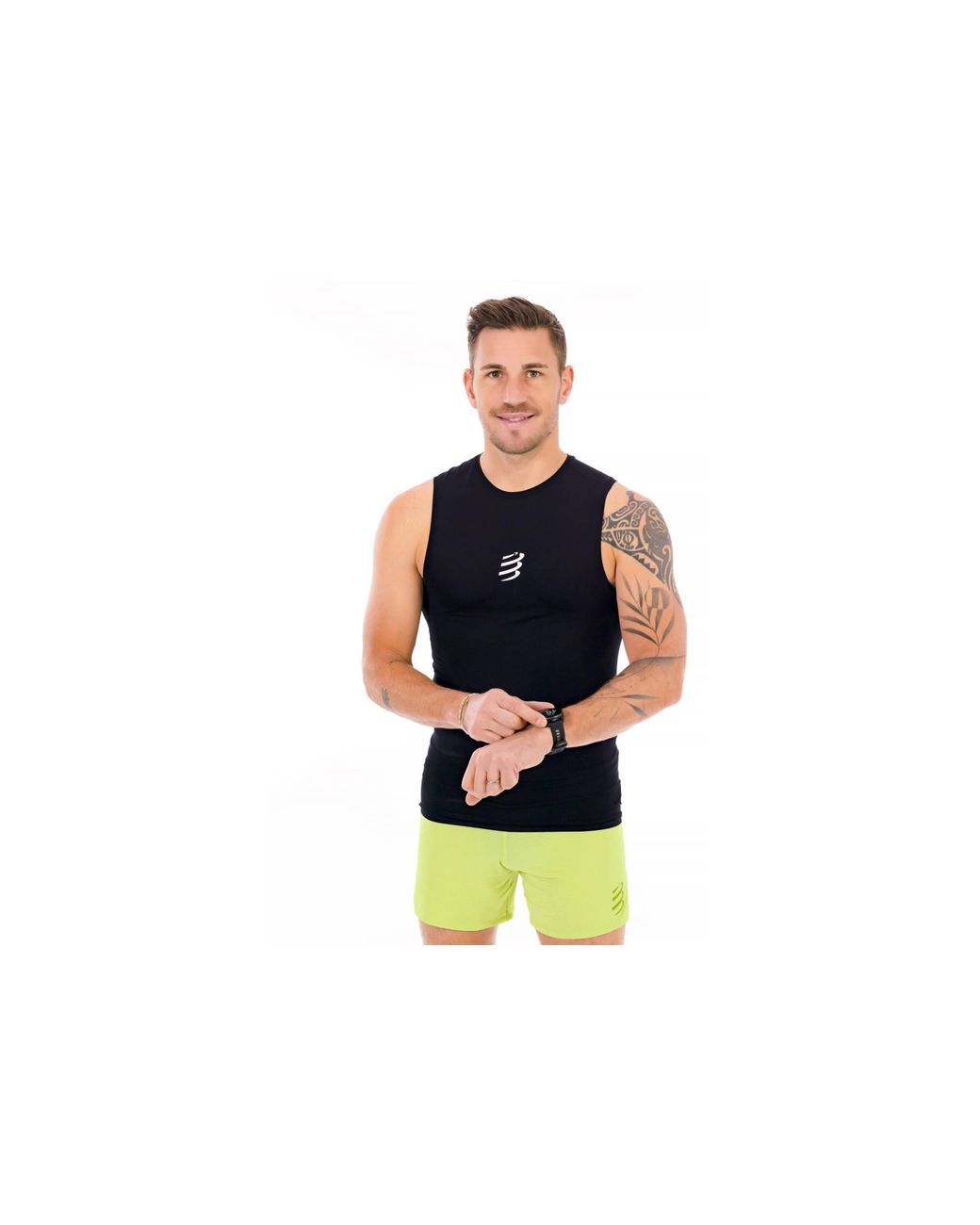 Trail Racing Compressport de hombre de color Black