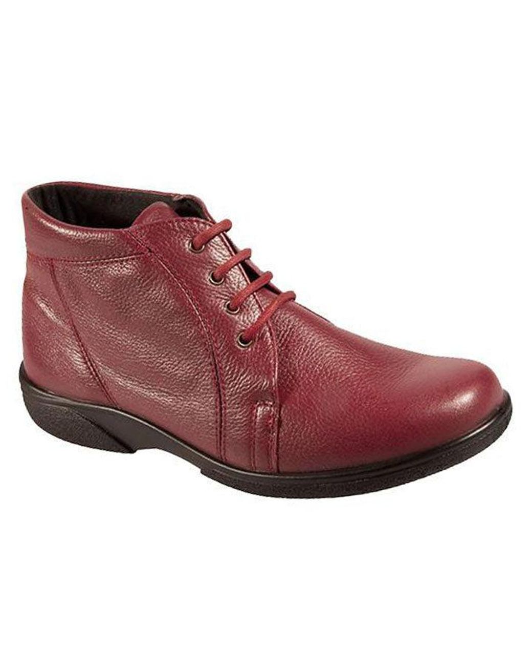 DB Shoes S Wide Fit Db Donna Boots in Red | Lyst