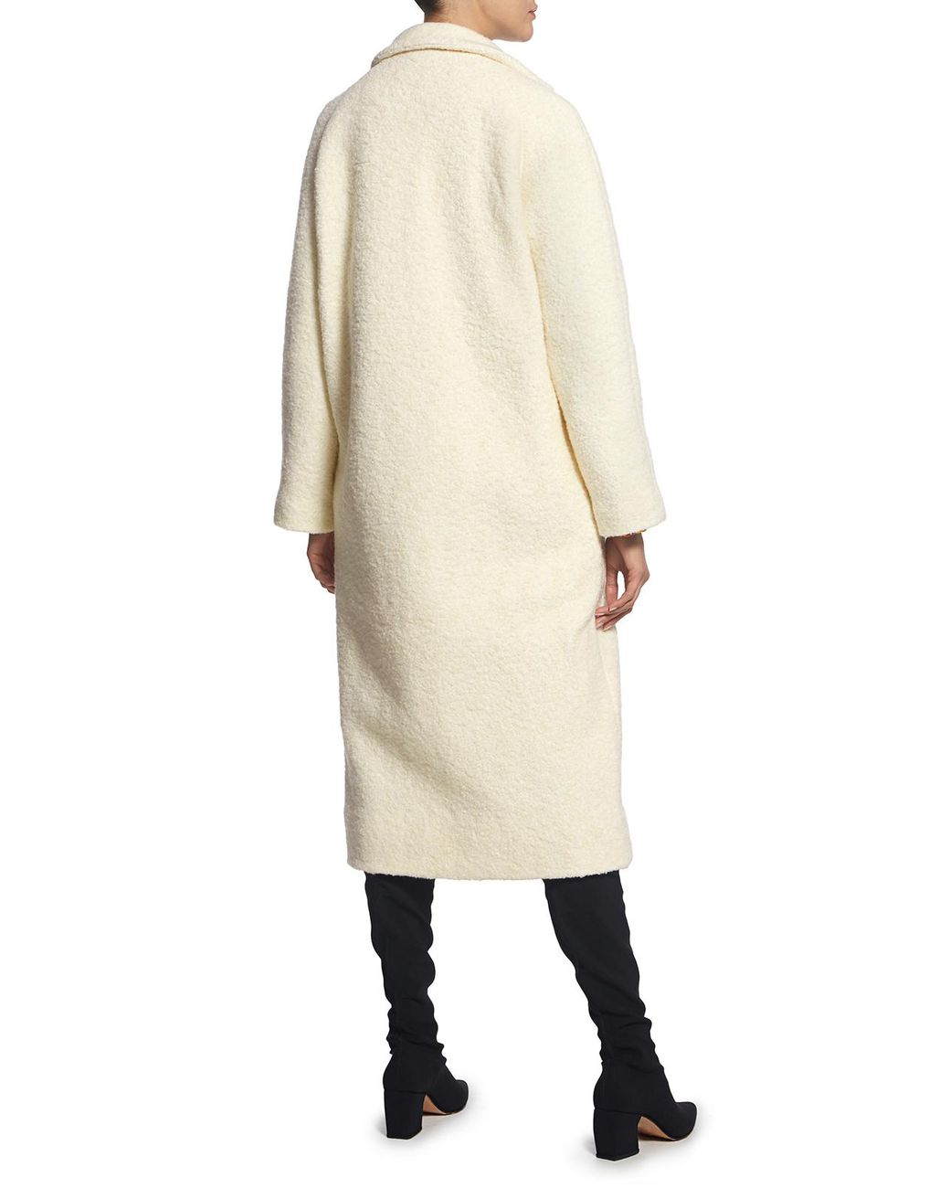 ganni fenn wrap coat long