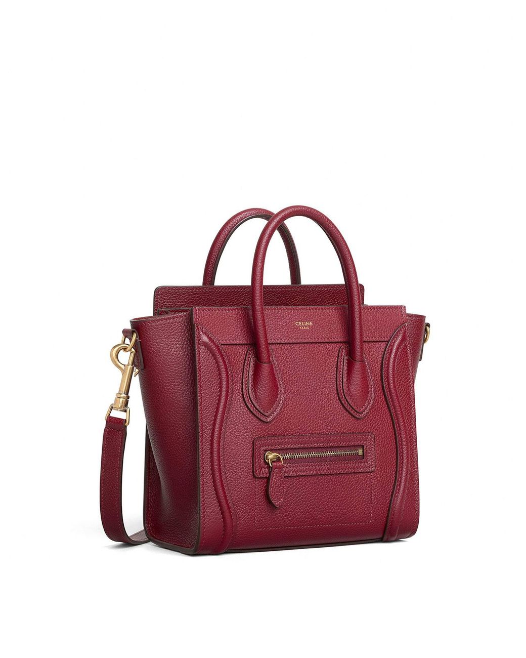 celine nano burgundy