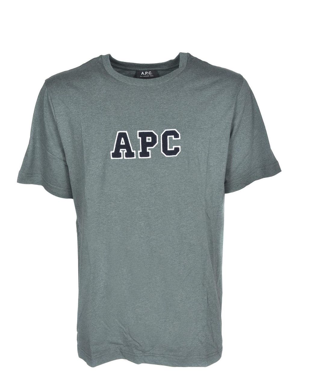 A.P.C. Cotton Apc Print Tshirt In Green for Men Lyst