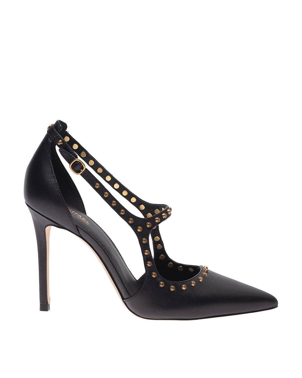 Michael Kors Ava Studded Leather Pumps in Black - Lyst