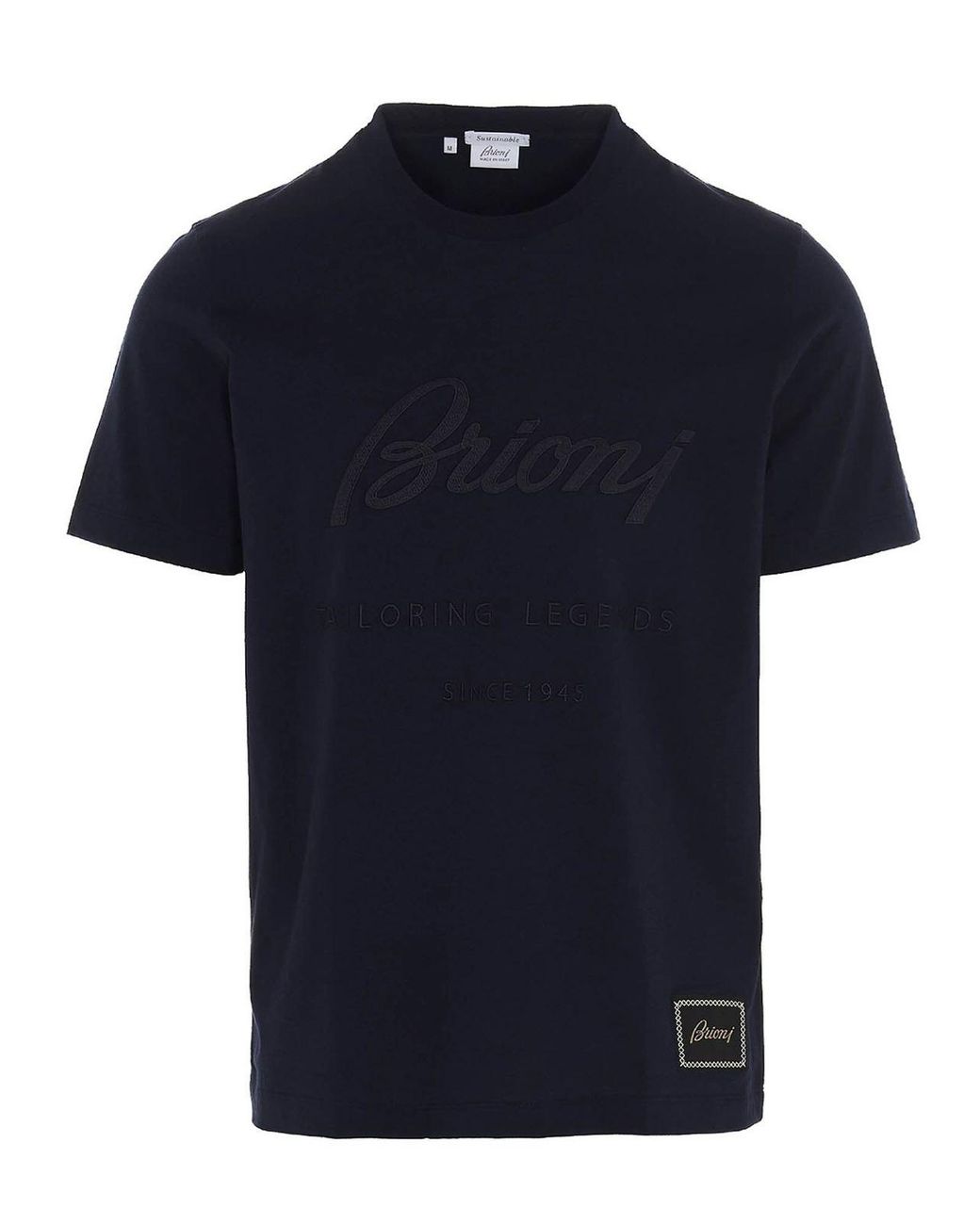 Brioni Cotton Tailoring Legend T-shirt in Blue for Men - Lyst