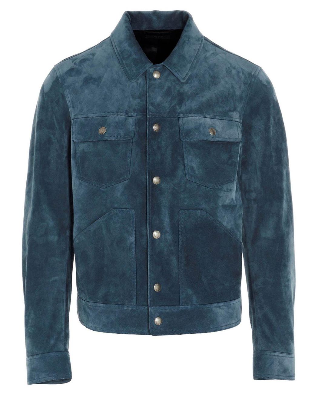 Tom Ford Western Jacket In Denim Blue for Men - Lyst