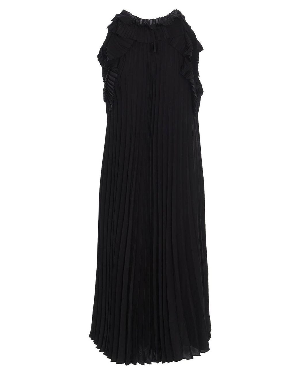 P.A.R.O.S.H. Ruffled Dress In Black - Lyst