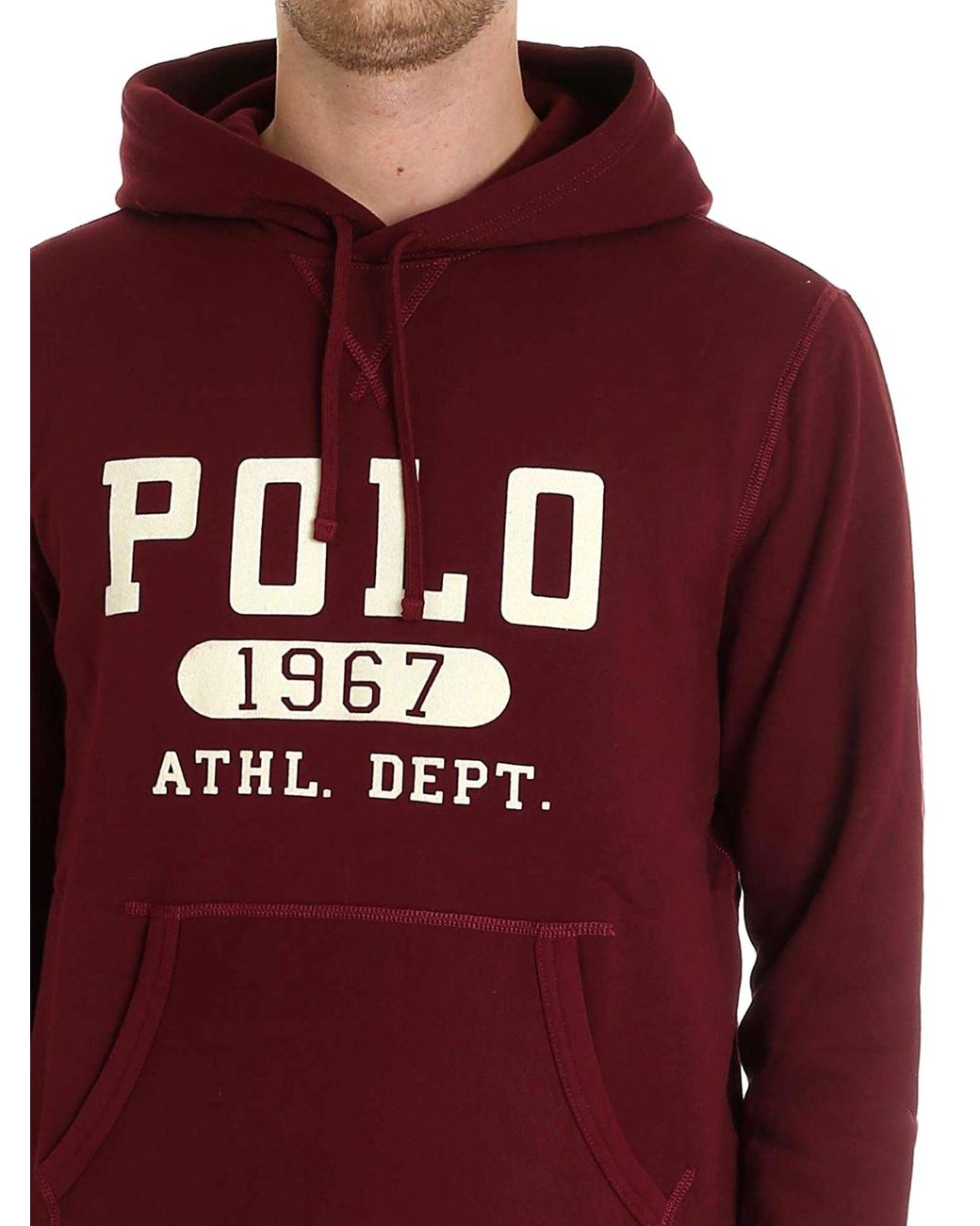 maroon polo hoodie