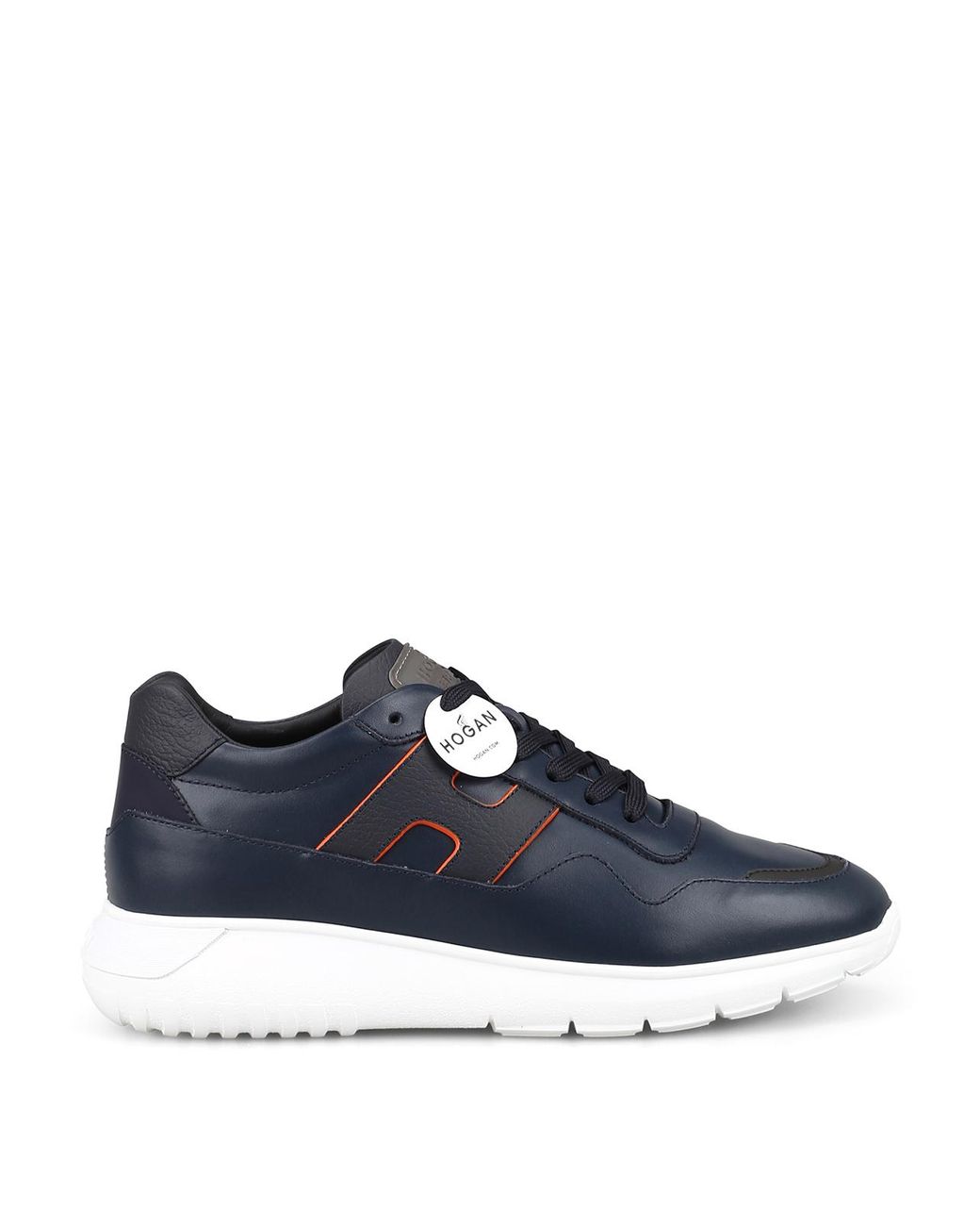 Hogan Interactive Blue Leather Sneakers for Men - Lyst