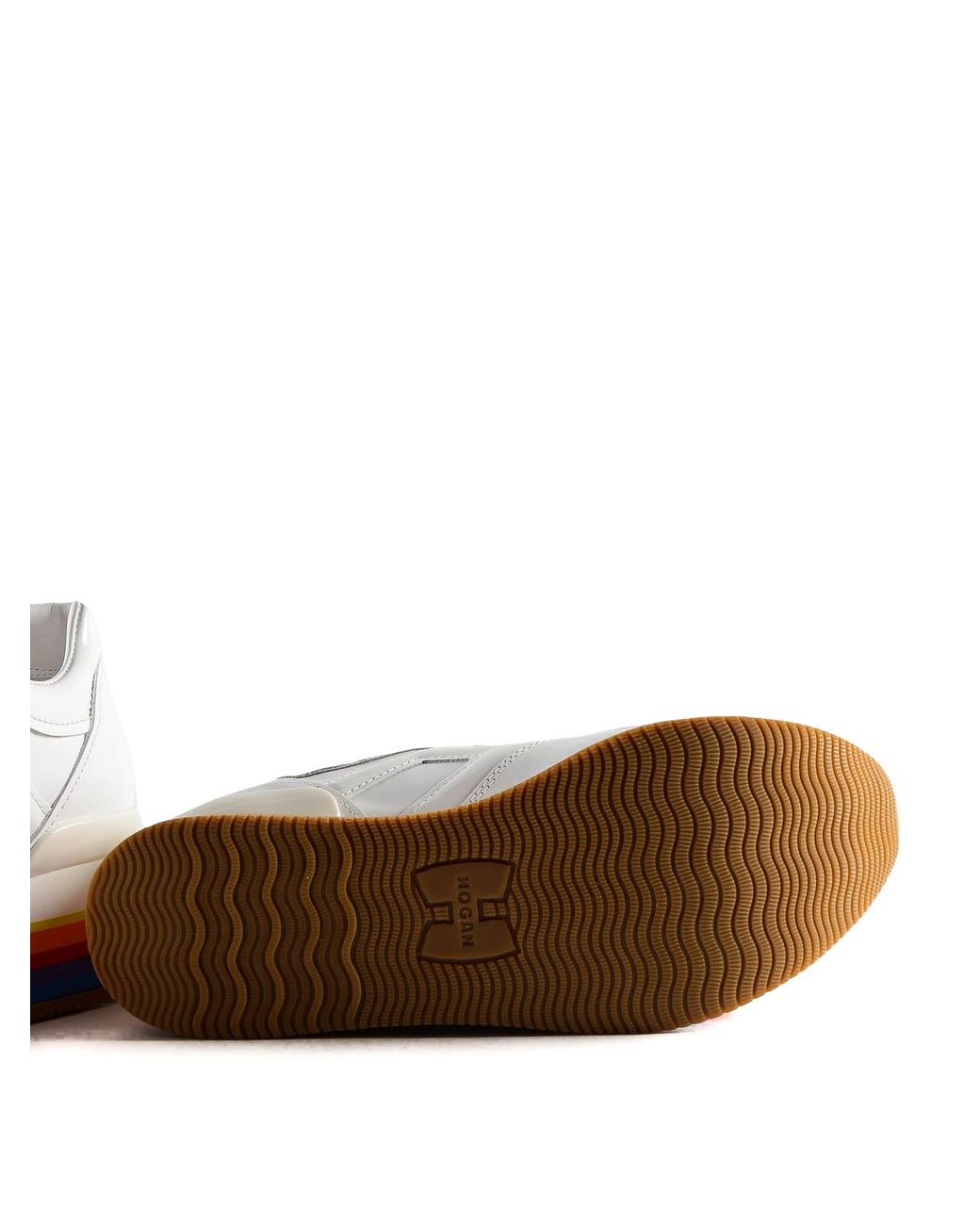 hogan rainbow platform sneakers