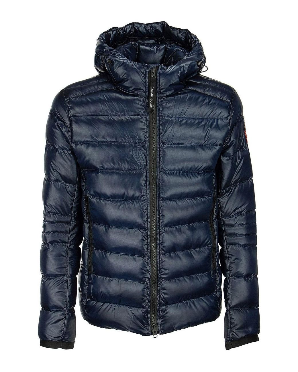 Canada Goose Crofton Hooded Puffer Jacket in Blue for Men - Lyst