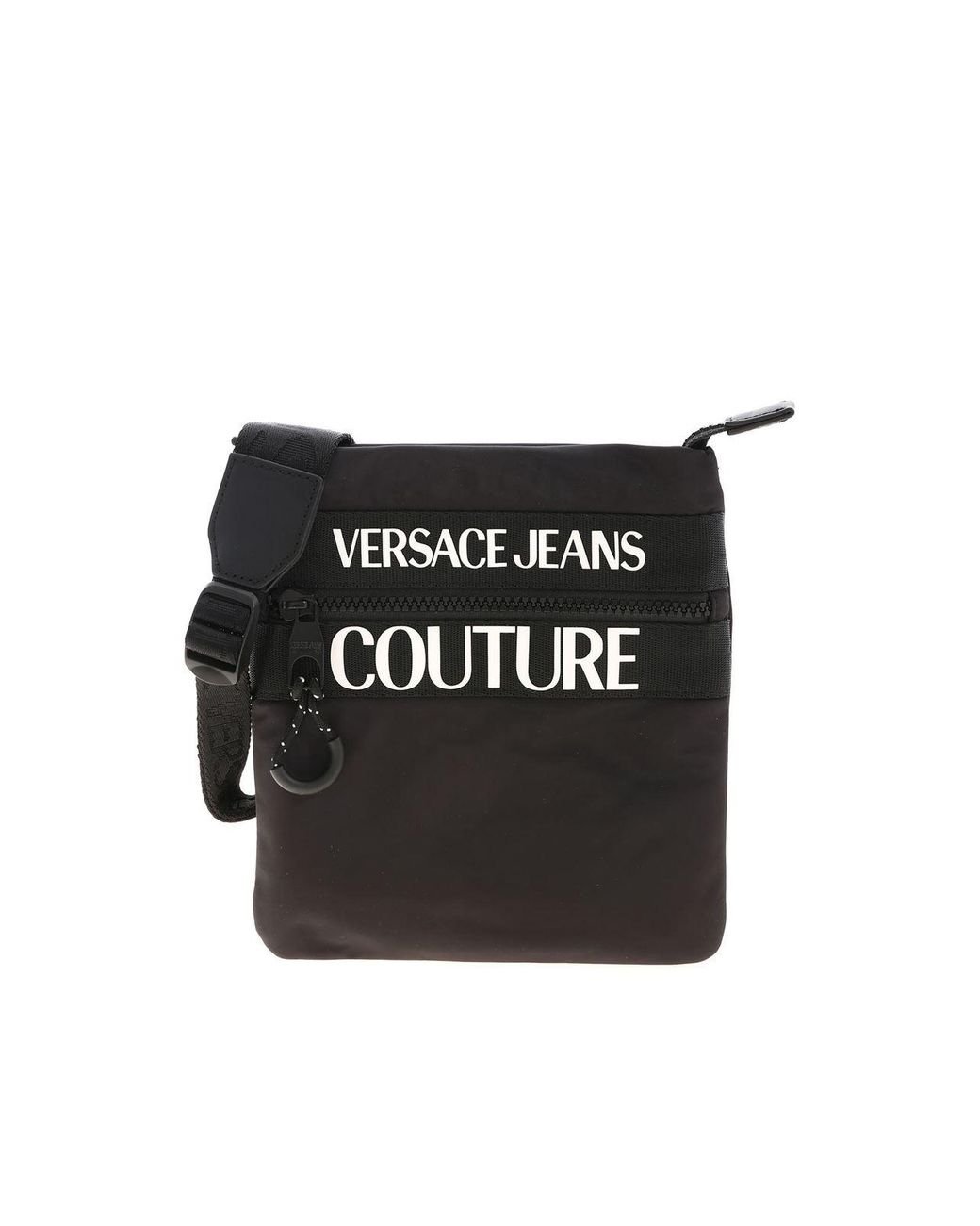 Versace Jeans Couture Branded Shoulder Bag In Black for Men Lyst