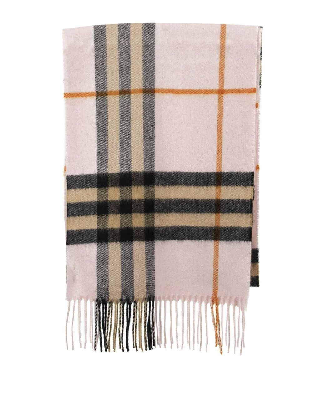 Burberry Light Pink Cashmere Scarf - Lyst
