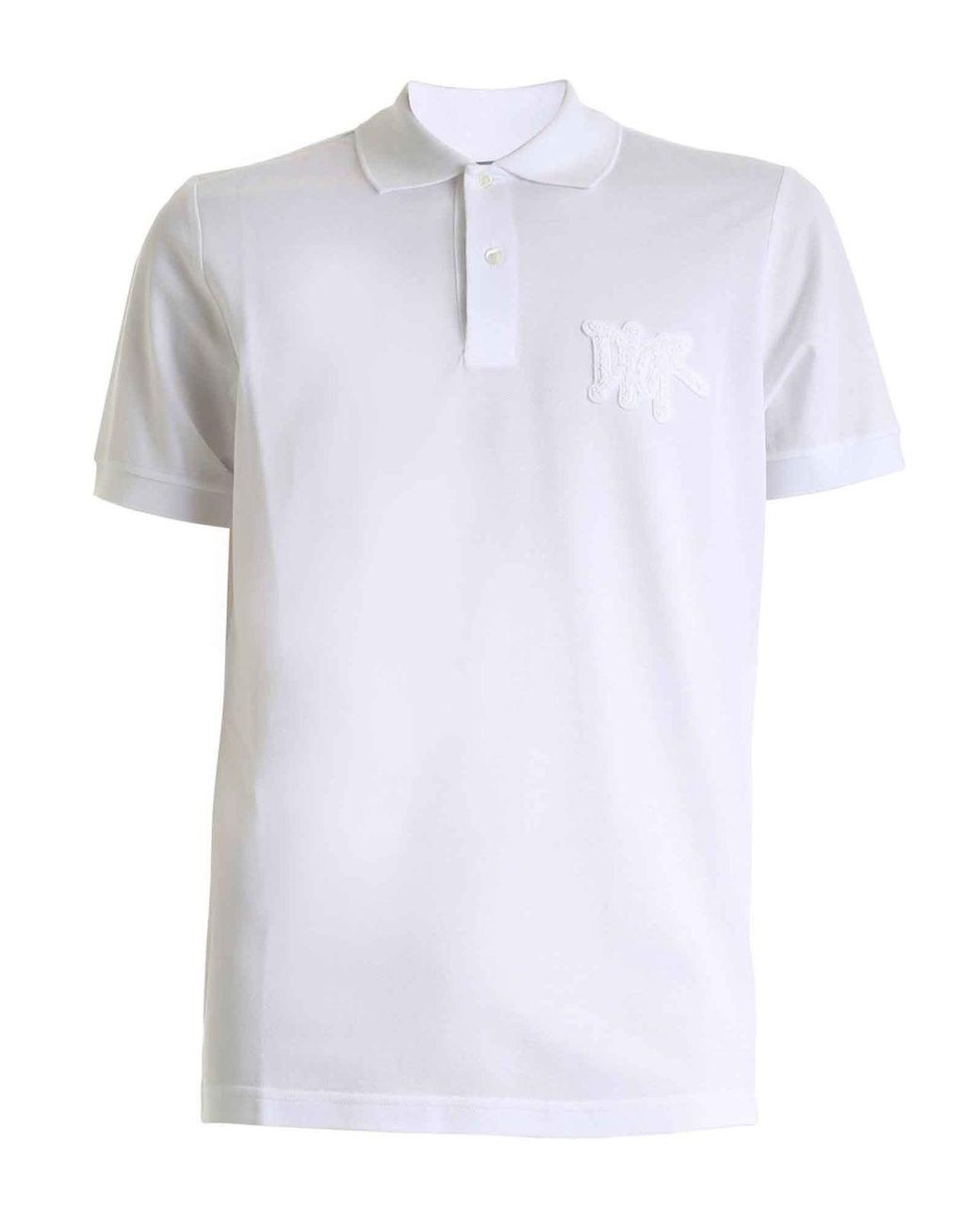 Dior Cotton And Shawn Polo Shirt In White for Men - Lyst