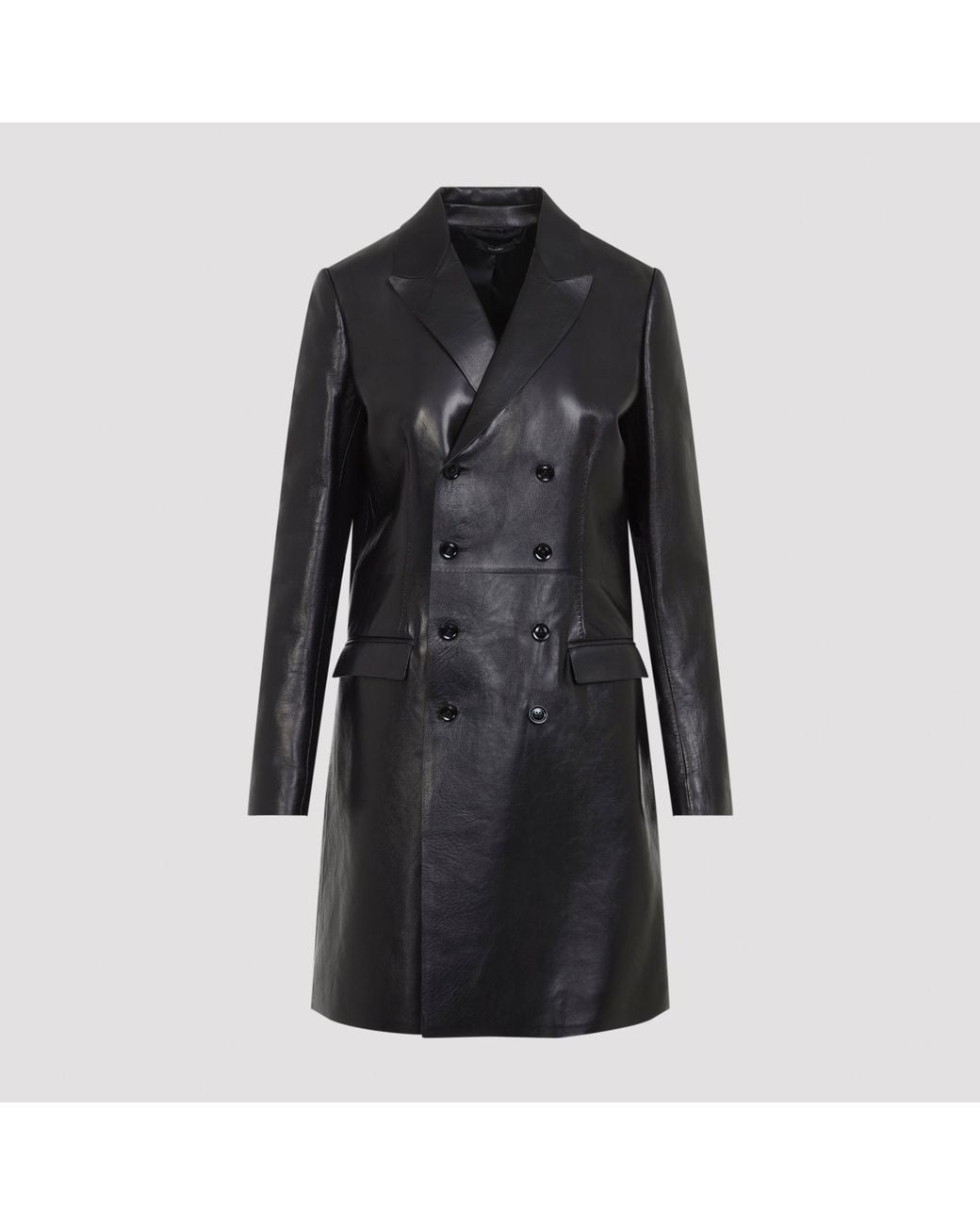Tom Ford Black Silky Guanteria Leather Jacket