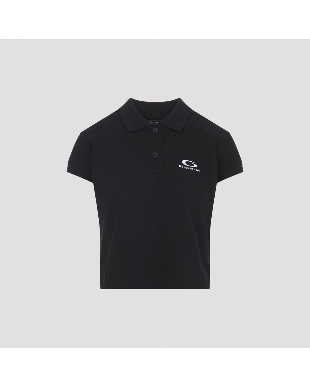 Balenciaga Black Polo Shirts