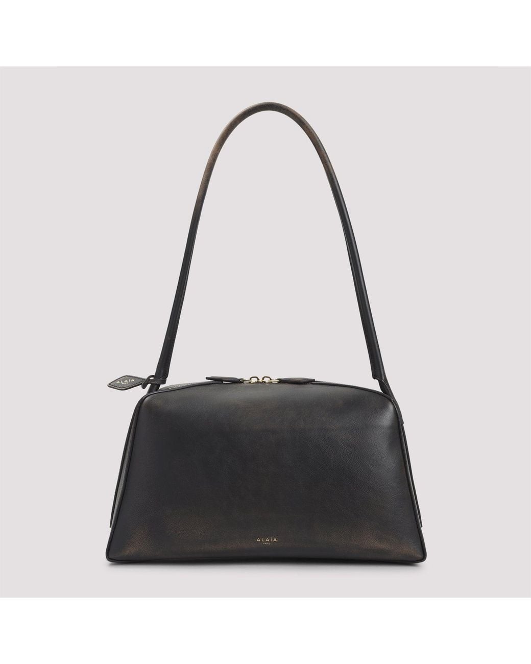 Alaïa Black Alaia Le Bouledogue Calf Leather Shoulder Bag