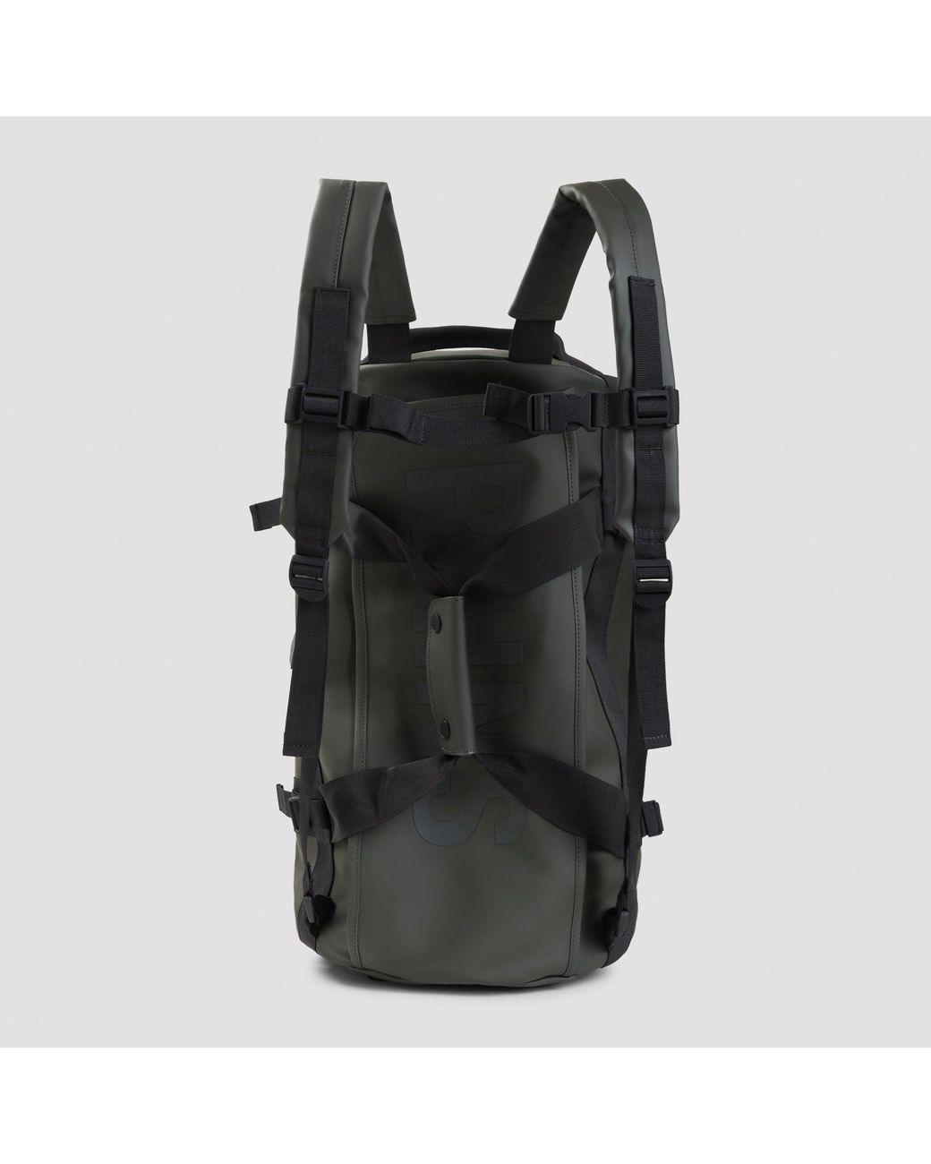 Rains Black Texel Duffle Small Bag for men