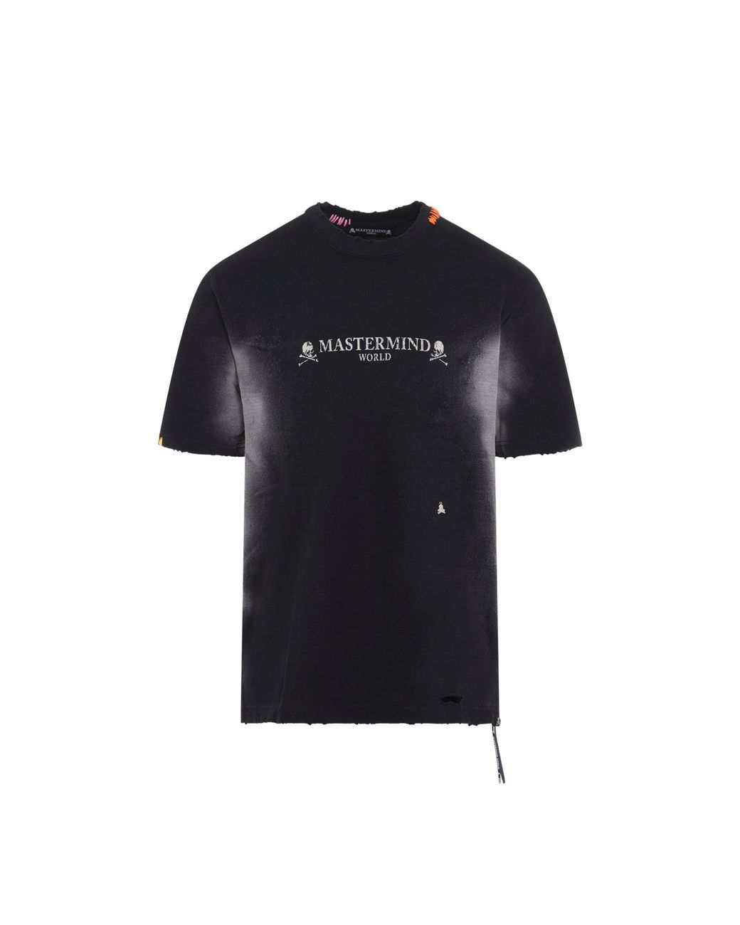 MASTERMIND WORLD Black Og Vintage S/S T-Shirt for men