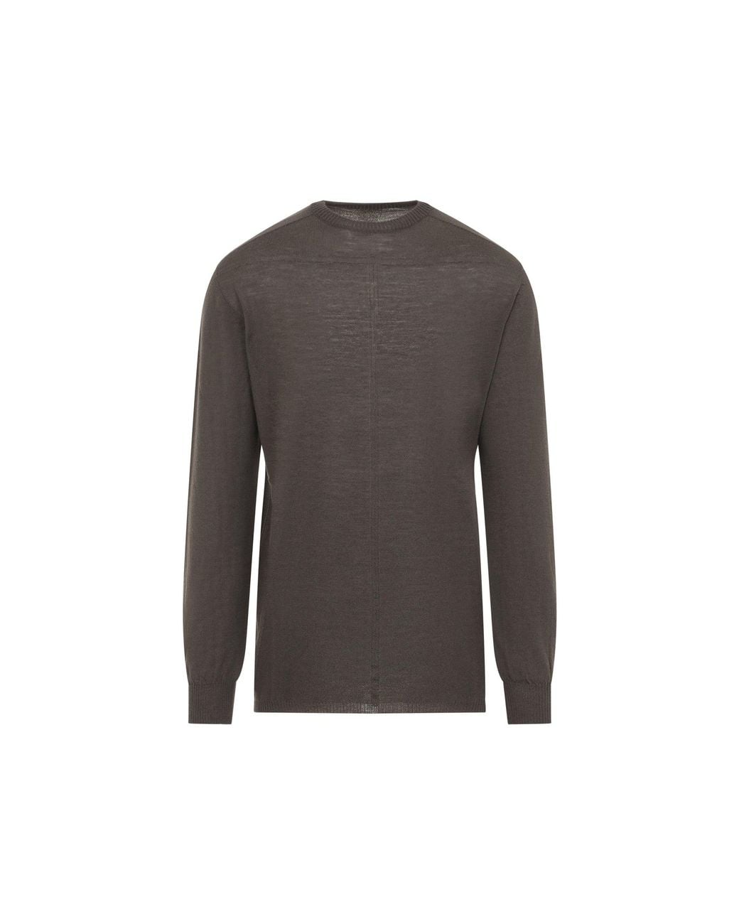 Rick Owens Gray Oversized Level Sweater for men