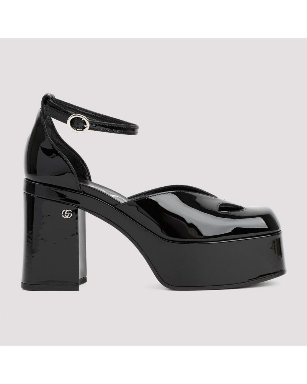Gucci Leather Pumps in Black | Lyst