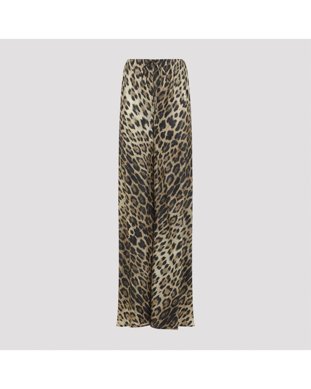 Roberto Cavalli Green Jaguar Pants