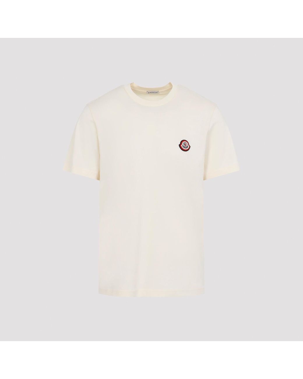Moncler White Ss T-Shirt for men