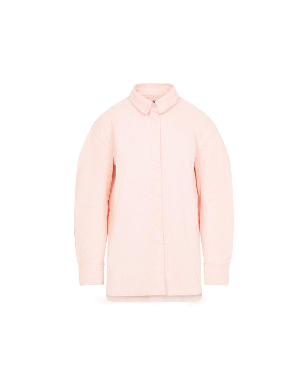 Jacquemus Pink Jacquard Mini Shirt