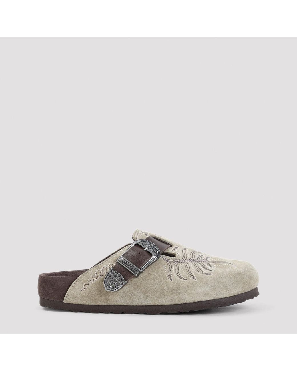 Etro Multicolor X Birkenstock Boston Sabot