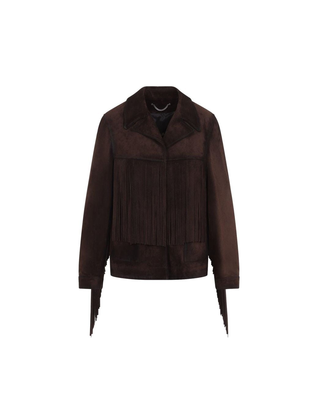 Golden Goose Deluxe Brand Black Fringes Jacket