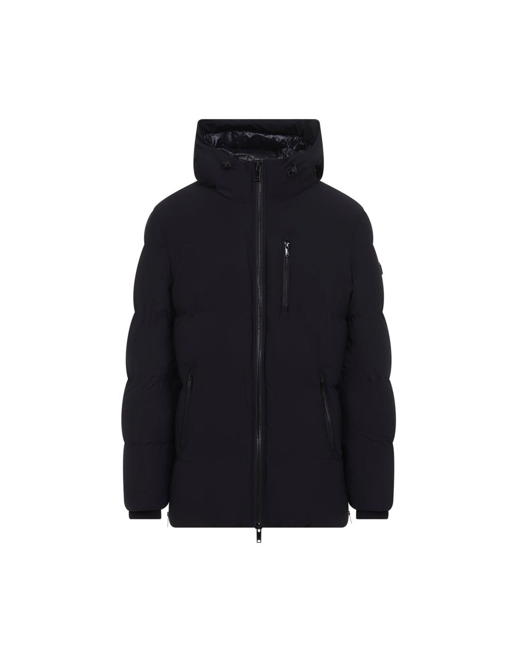 Moose Knuckles Blue Soho 3Q Down Puffer Jacket for men
