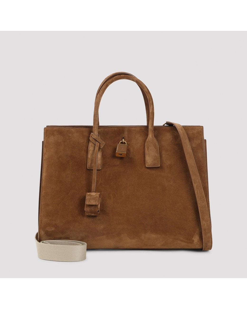 Saint Laurent Brown Sac De Jour Handbag