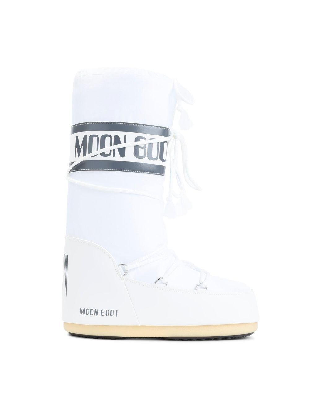 Moon Boot White Icon Mini Nylon Boots For
