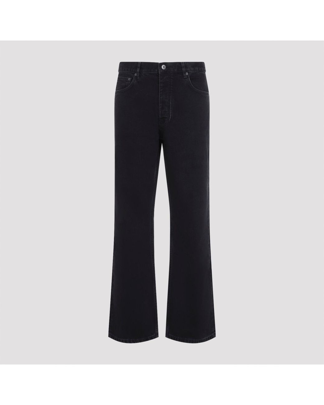 Off-White c/o Virgil Abloh Blue Stone Raw Half Arrow Slim Relax Jeans