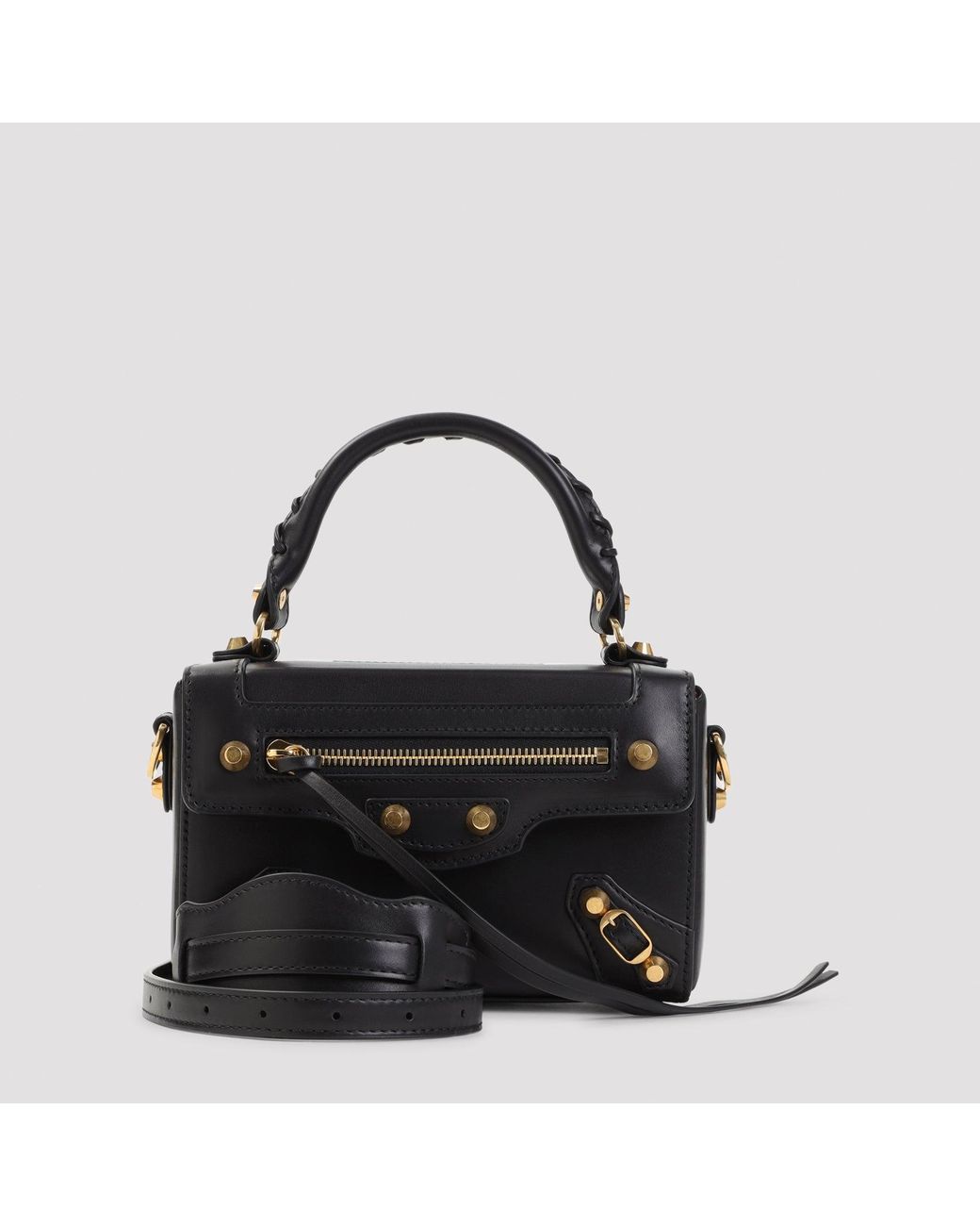 Balenciaga Black Le City Sleek Box Mini Shoulder Bag 18.5Cm