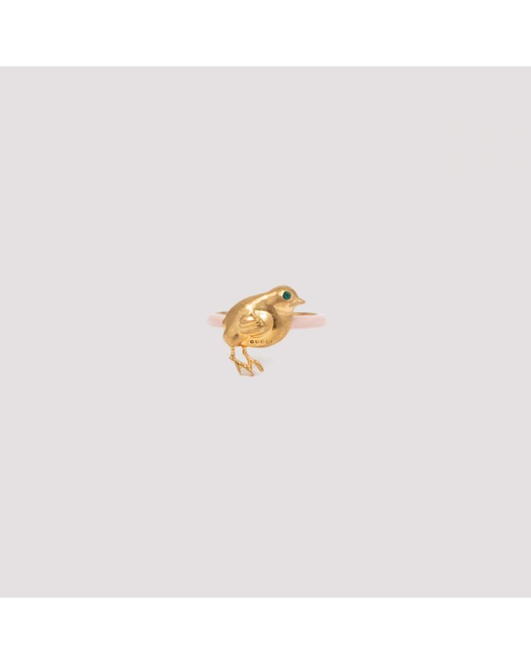 Gucci Chick motif Ring in Metallic Lyst