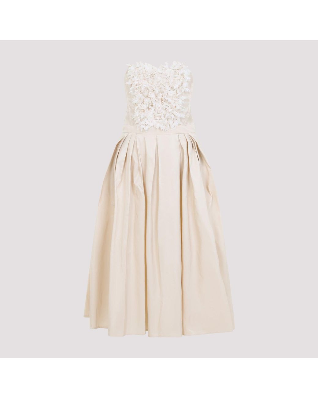 Elisabetta Franchi Natural Midi Dresses