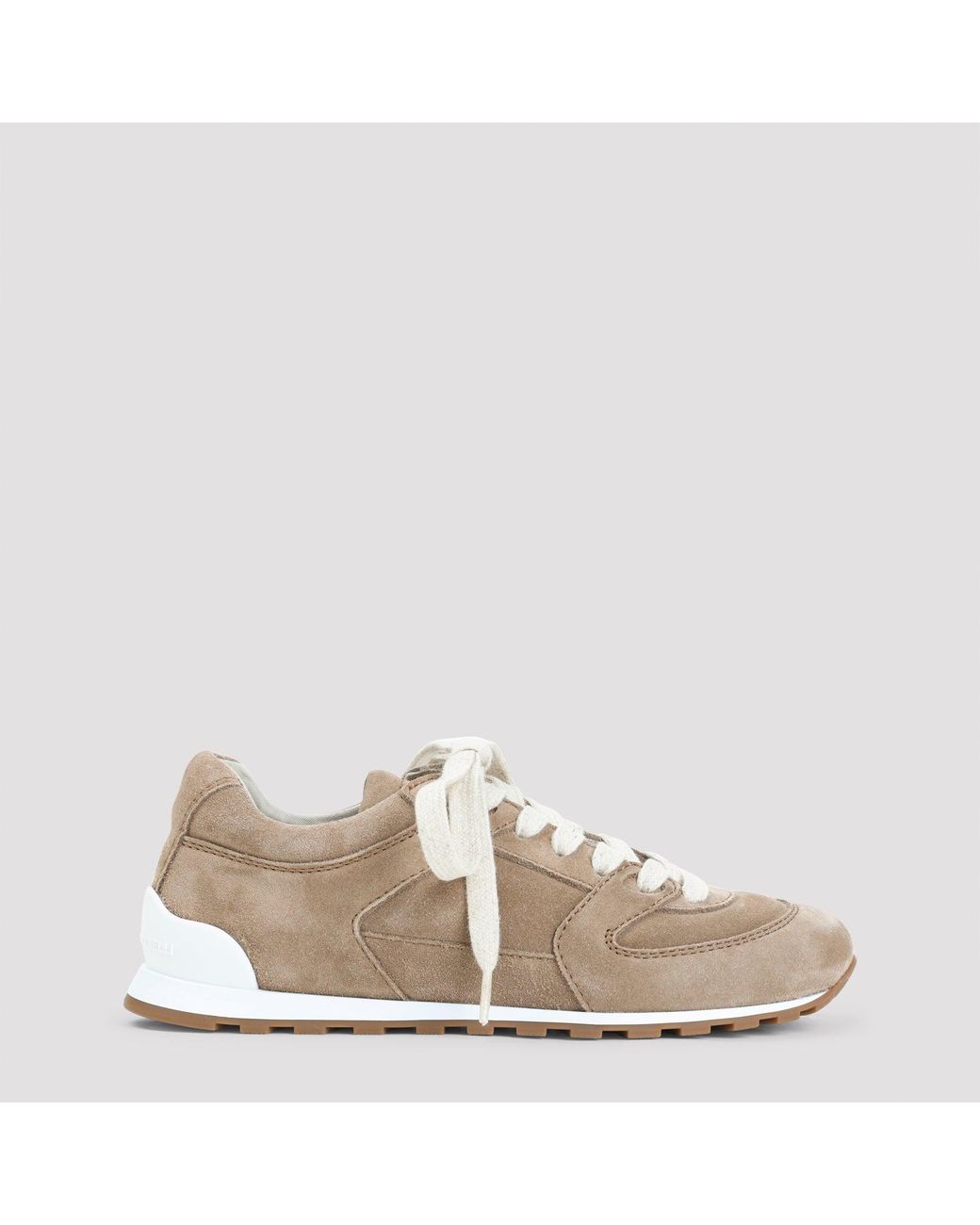 Brunello Cucinelli Natural Slim Sneakers