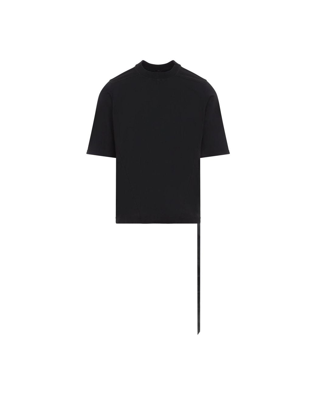 Rick Owens Black Walrus Cotton T-Shirt for men