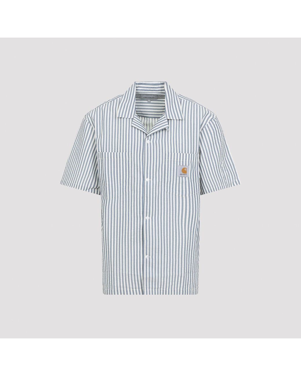 Carhartt Blue Leavel Cotton Shirt