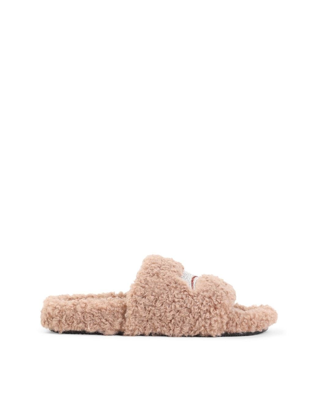 Balenciaga Pink Furry Slide