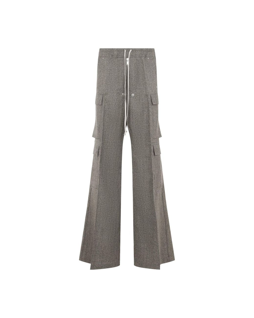 Rick Owens Gray Cargobelas Pants