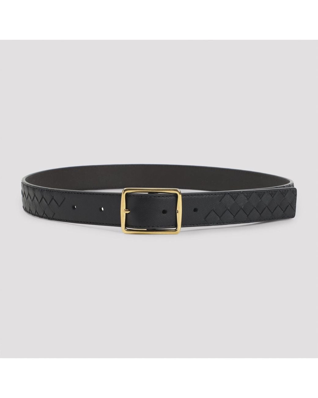 Bottega Veneta Black Reverso Belt