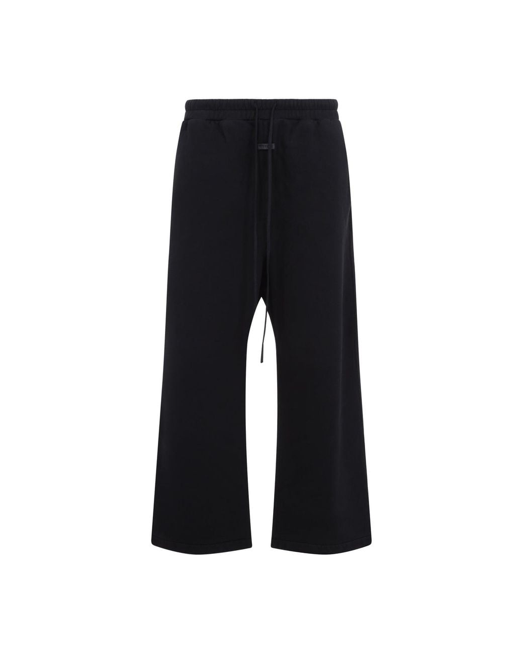 Fear Of God Black Wide-Leg Cotton Sweatpants For for men