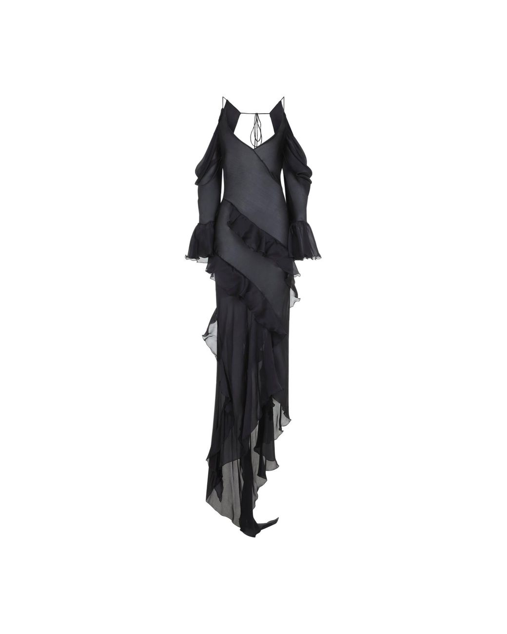 Roberto Cavalli Black Long Dress