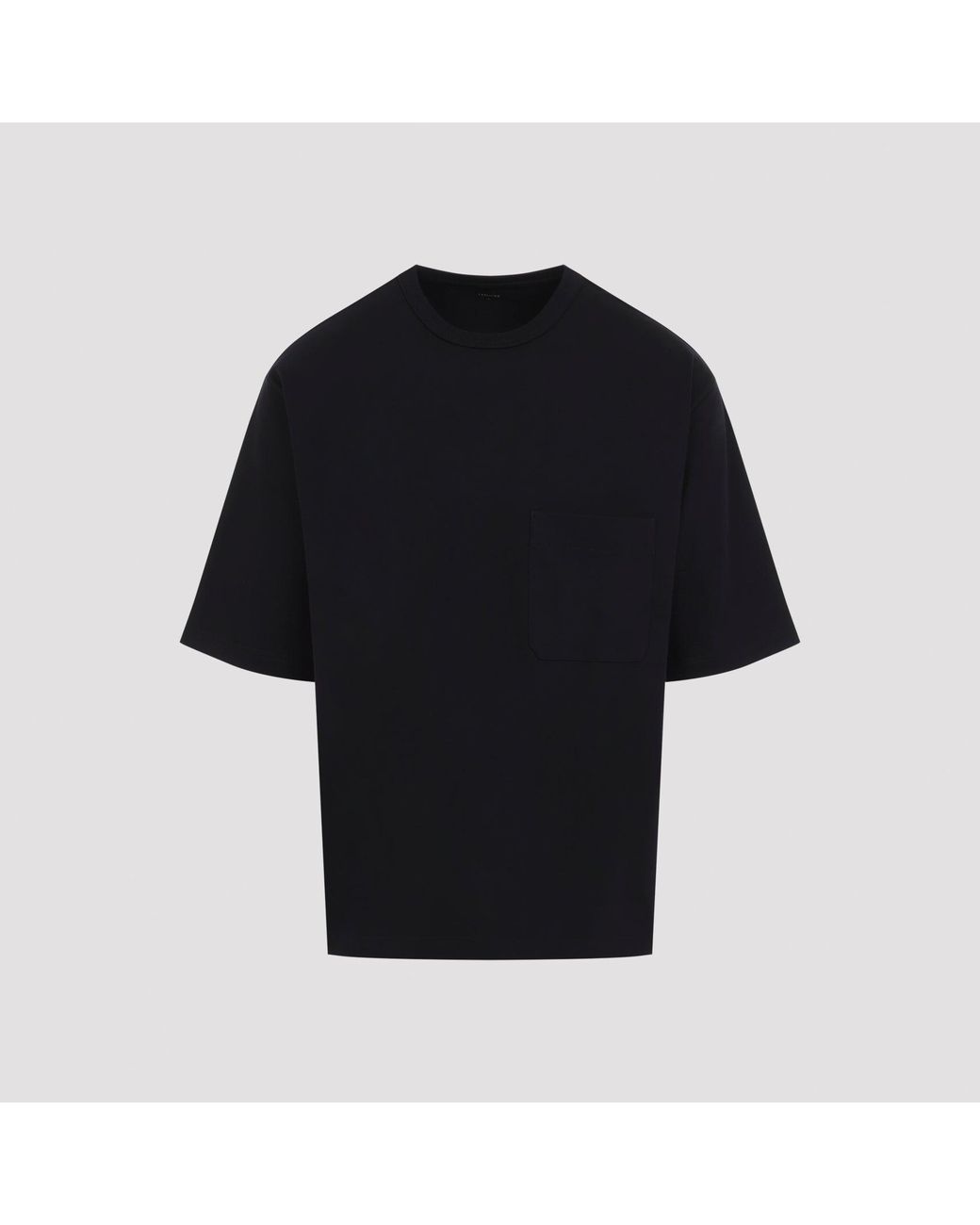 Lemaire Black Boxy T-Shirt for men
