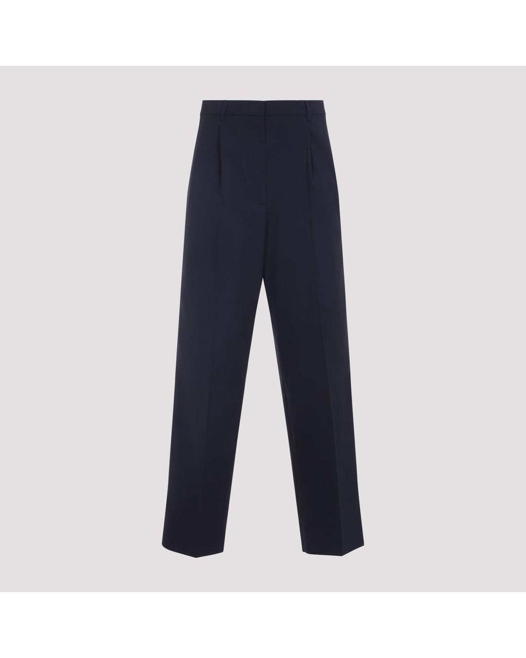 Miu Miu Blue Straight Trousers