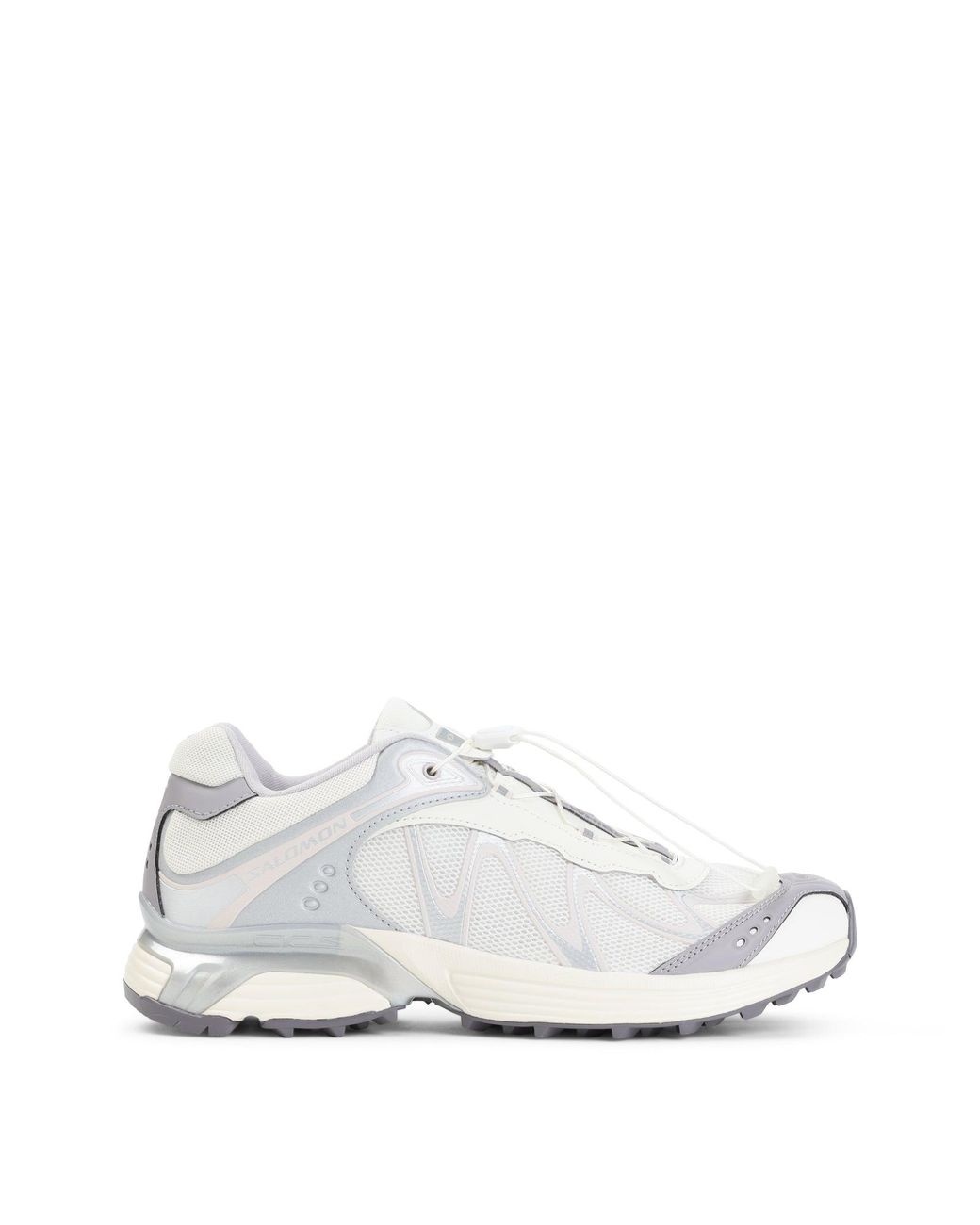 Salomon White Xt-Whisper Low-Top Sneakers With Speed-Lace Fastening