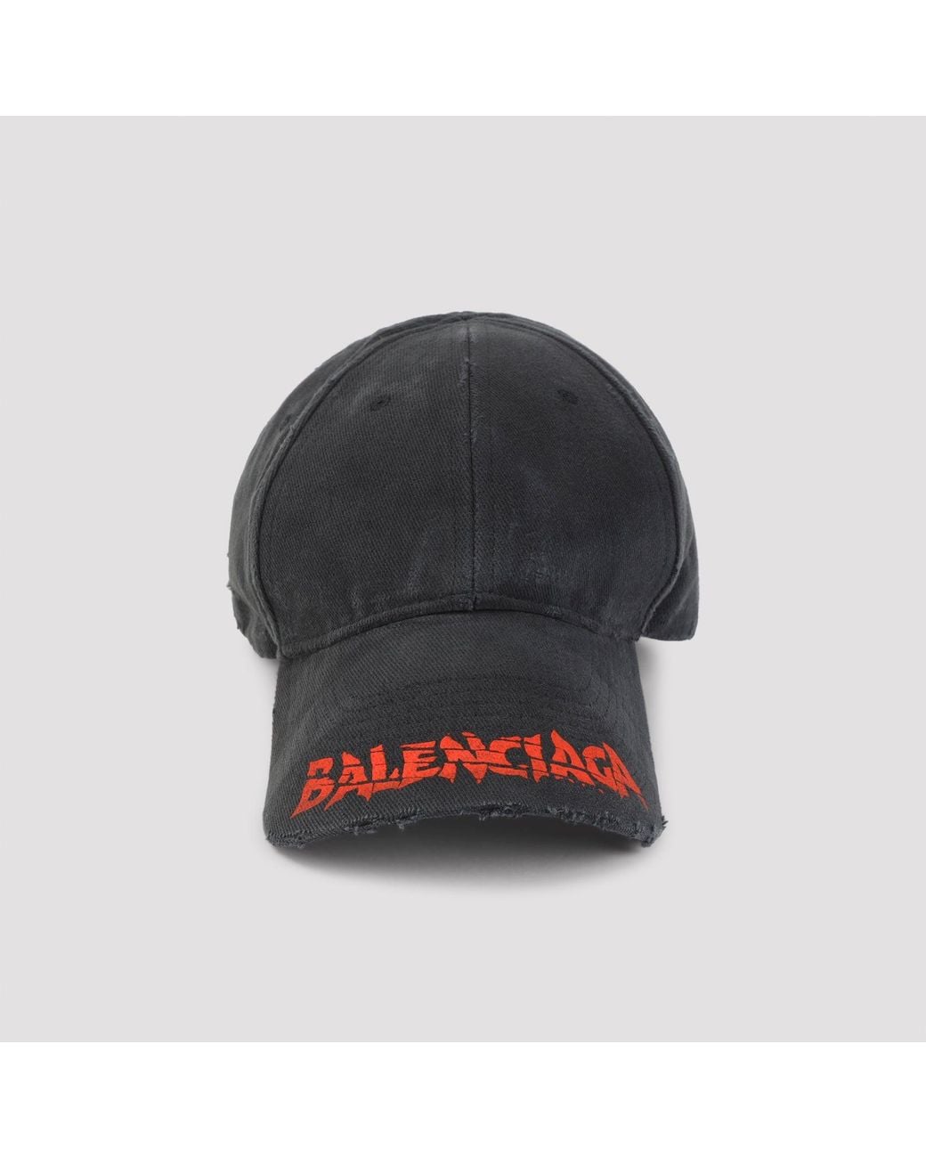 Balenciaga Black Logo Cap for men