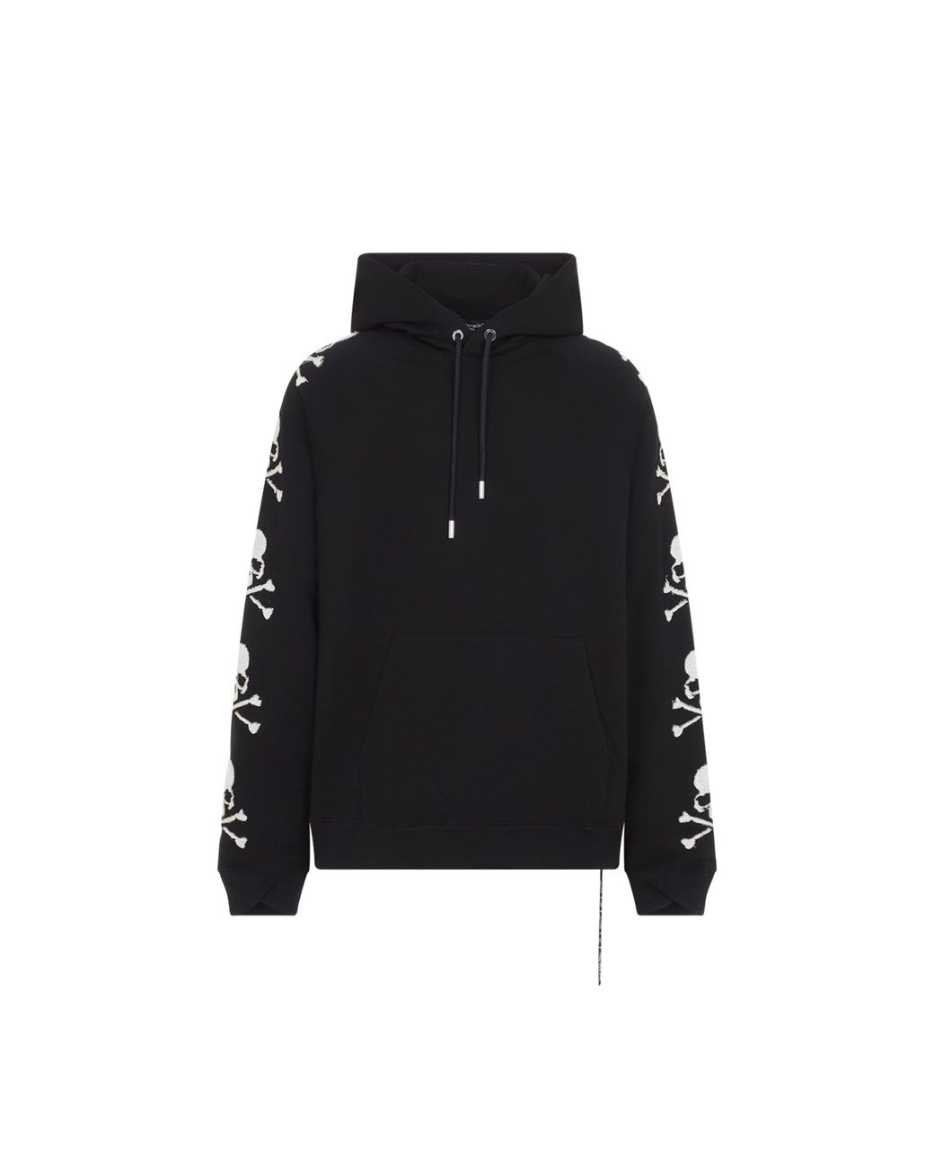 Mastermind Japan Black Overlapping Hoodie for men
