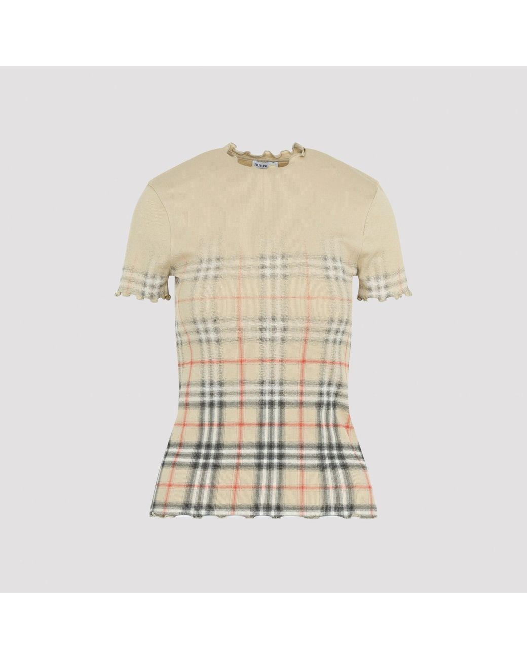 Burberry Natural Letty Degrade Cotton T-Shirt